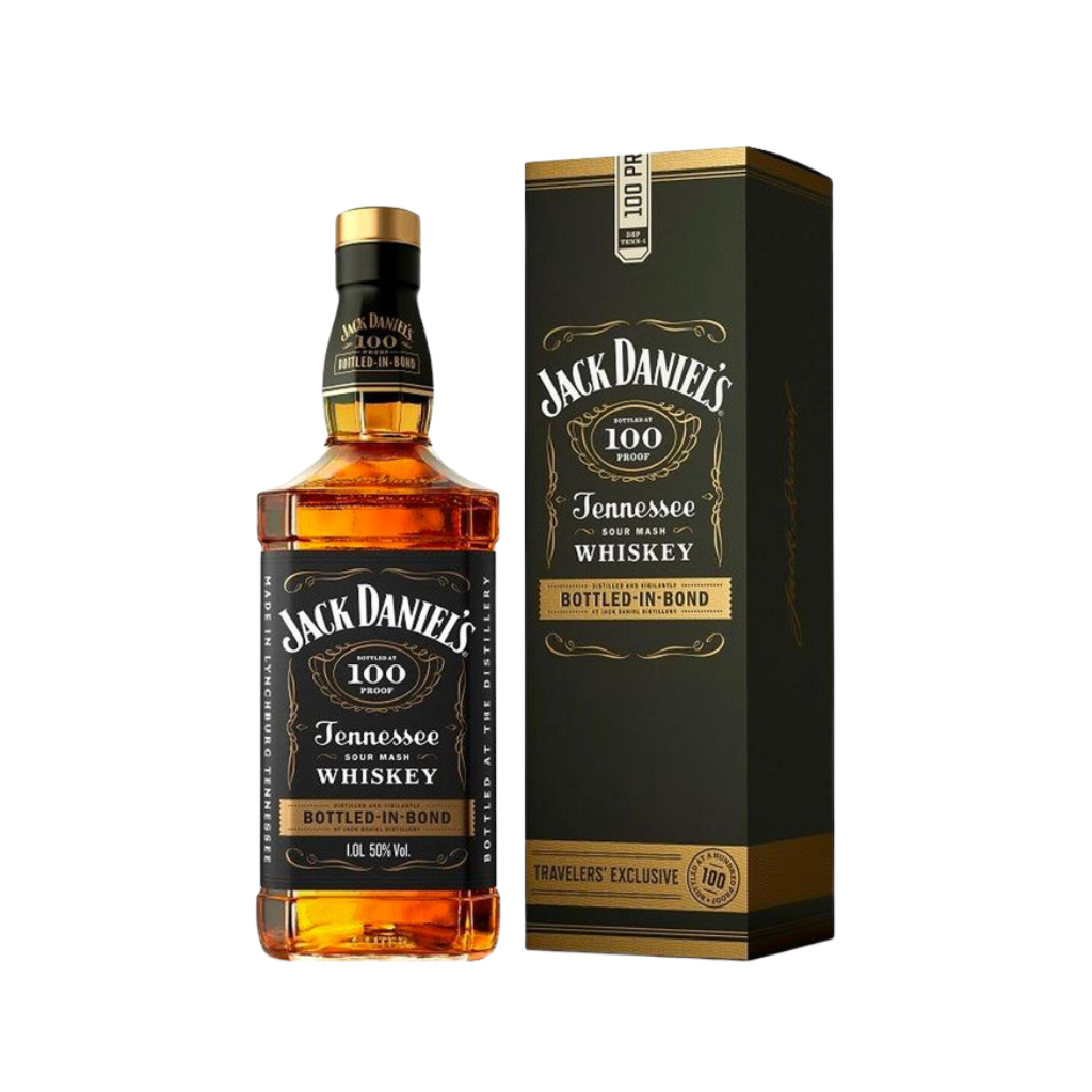 Jack Daniels Bottled-in-Bond 100 Proof Sour Mash Whiskey 1L