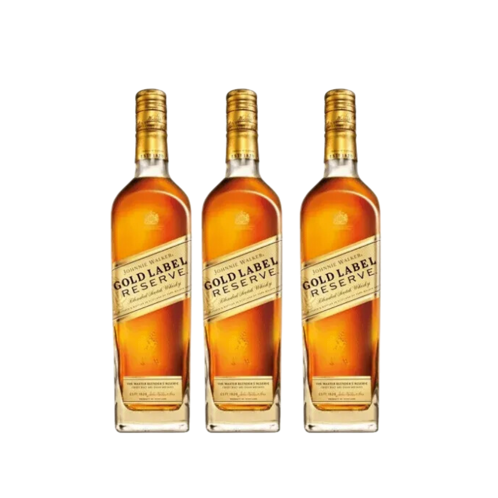 Johnnie Walker Gold Label Reserve 1L (3 Bottles)