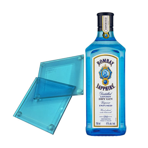 Bombay Sapphire 75cl with 2 FREE Coasters