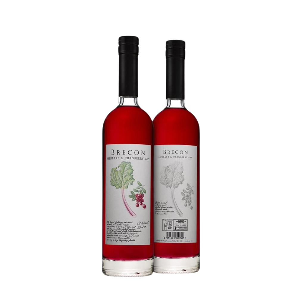 Brecon Rhubarb and Cranberry 70cl