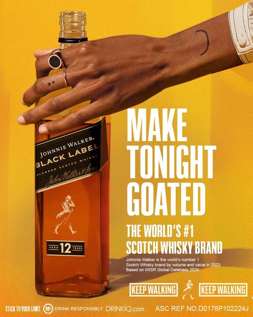 Johnnie Walker Black Label 12 Year Old Whisky 1L