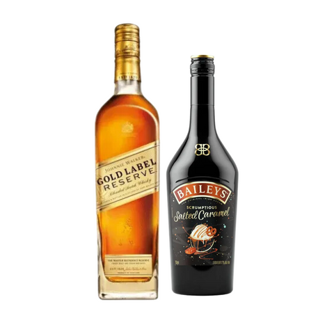 Johnnie Walker Gold 1L with FREE Baileys Salted Caramel 70cl