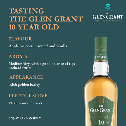 The Glen Grant 10 Year Old Scotch Whisky 70cl