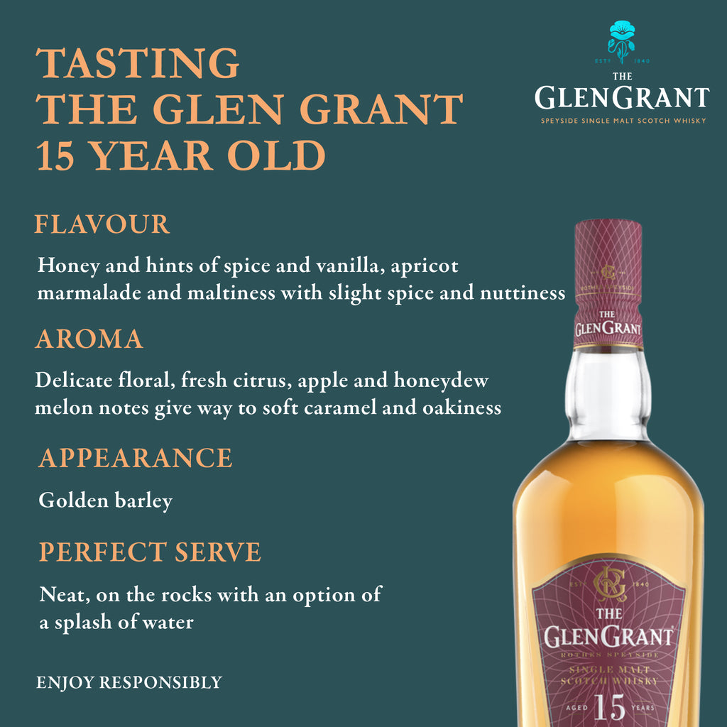 The Glen Grant 15 Year Old Scotch Whisky 70cl