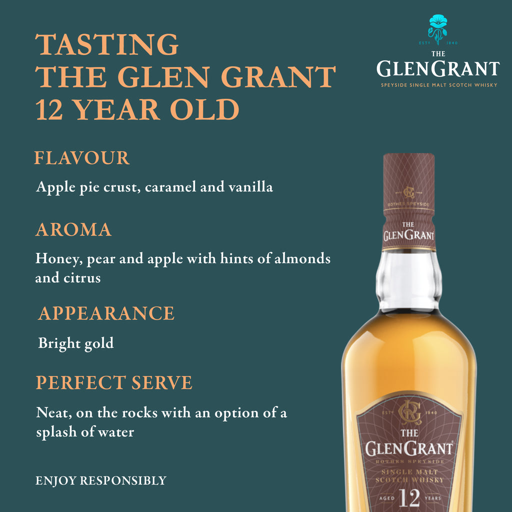 The Glen Grant 12 Year Old Scotch Whisky 70cl