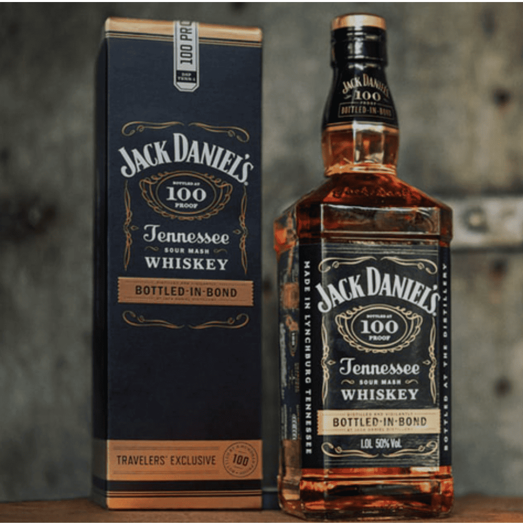 Jack Daniels Bottled-in-Bond 100 Proof Sour Mash Whiskey 1L