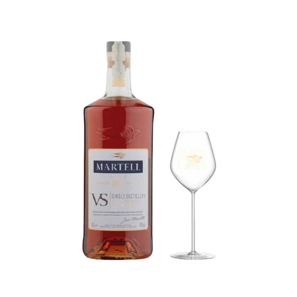 Martell VS Single Distillery Fine Cognac 70cl with FREE Tulip Glass