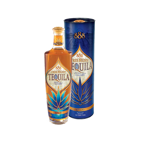 Tequila 888 Tres Ochos Anejo 75cl