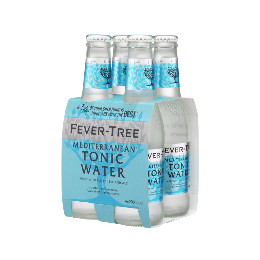 Fever Tree Mediterranean Tonic Water 20cl (Pack of 4)