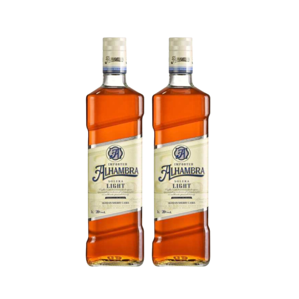 Alhambra Solera Light Brandy 1L (2 Bottles)