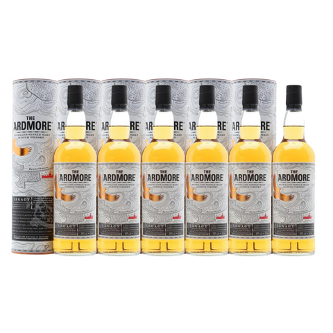 Ardmore Legacy Single Malt Scotch Whisky (6 bottles)