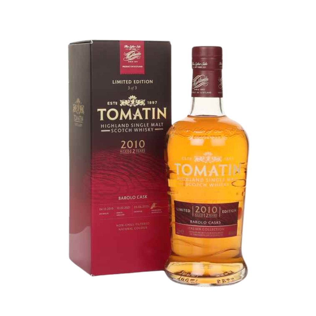 Tomatin 12 Year Old Italian Collection 2010 - Barolo Cask