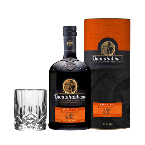 Bunnahabhain Bagh Cluin Islay Singlemalt Scotch Whisky 70cl with FREE Prism Spinning Glass