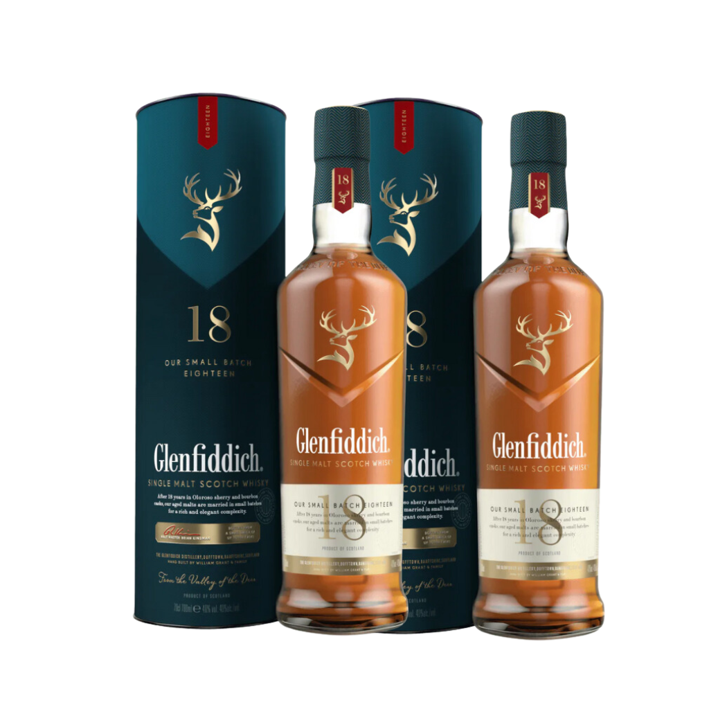 Glenfiddich 18 70cl (2 Bottles)