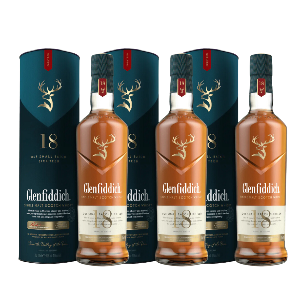 Glenfiddich 18 70cl (3 Bottles)