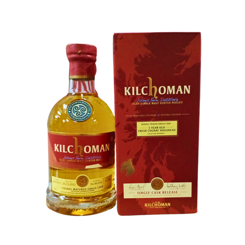 Kilchoman 5 Year Old Single Cask - Fresh Cognac Hogshead - Limited Release