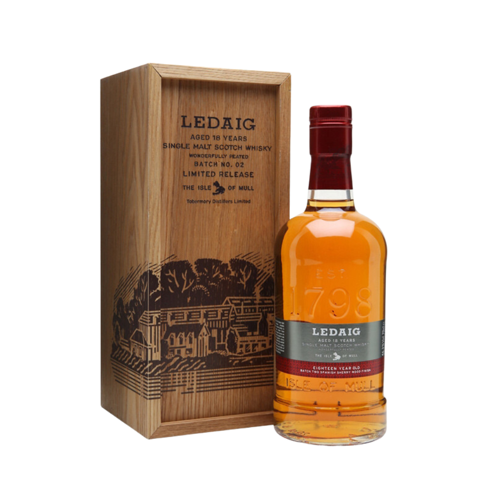 Ledaig 18 Year Old Batch no2 (Old bottling - 2015 release) - Limited Release 70cl