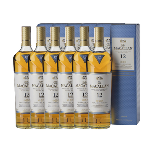 The Macallan Fine Oak Triple Cask 12 Year Old 70cl (6 bottles)