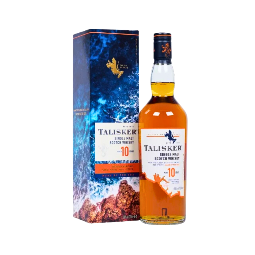 Talisker 10 Year Old Single Malt Scotch Whisky 75cl