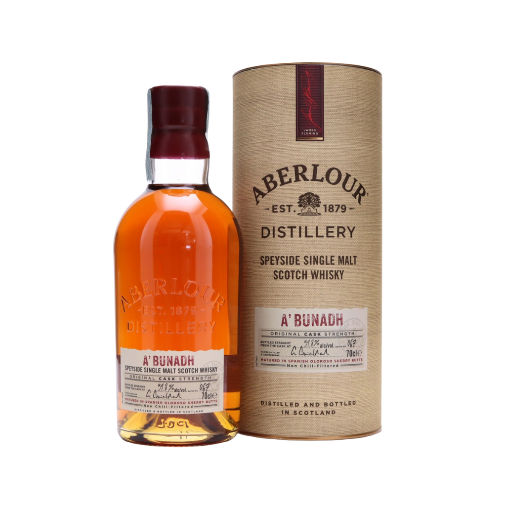 Aberlour aBunadh Alba Cask Strength Single Malt Scotch, Speyside 750mL – PJ  Wine, Inc.