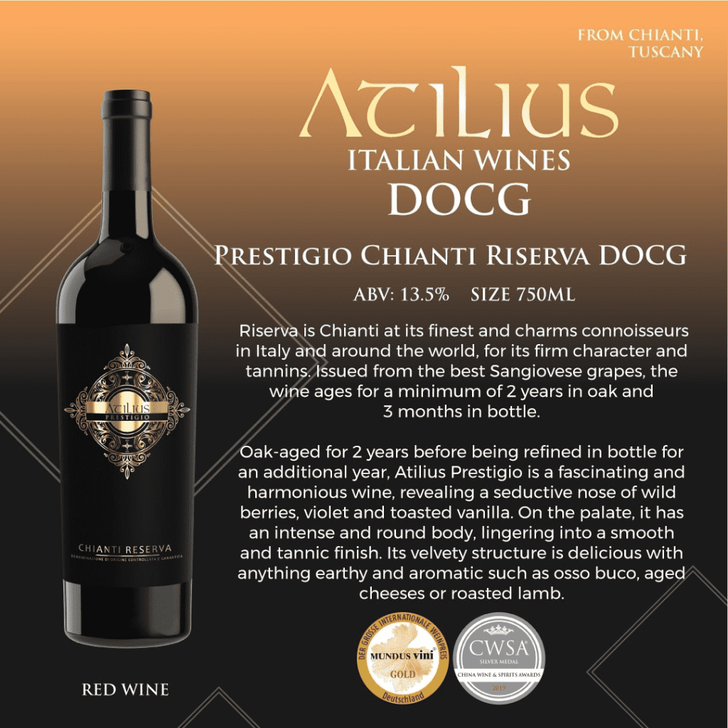 Atilius Prestigio - DOCG Chianti Riserva 75cl