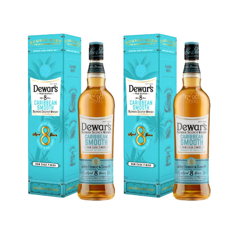 Dewars 8 Year Old Caribbean Smooth 70cl (2 Bottles)