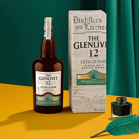 Glenlivet 12 Year Old Licensed Dram Whisky Limited Edition 70cl