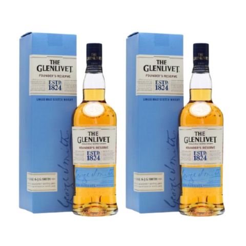 Glenlivet Founders Reserve 70cl (2 bottles)