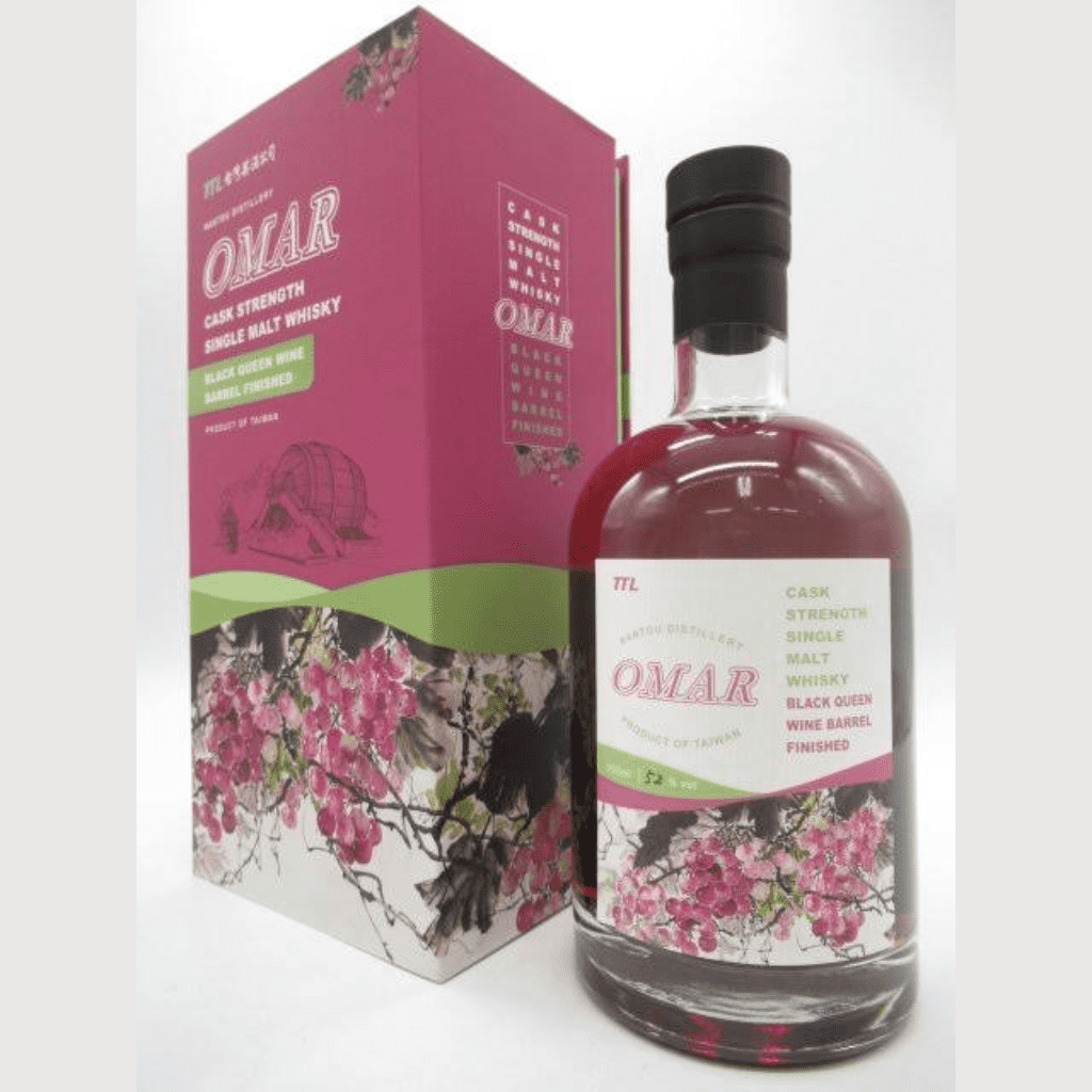 Omar Single Malt - Black Queen Wine Cask Finish 70cl 52% - Limited Release