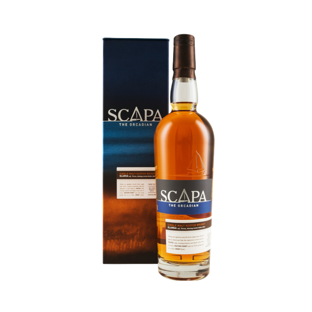 Scapa Glansa - Finished in Peated Cask Batch GL01 40% 75cl - Limited Release