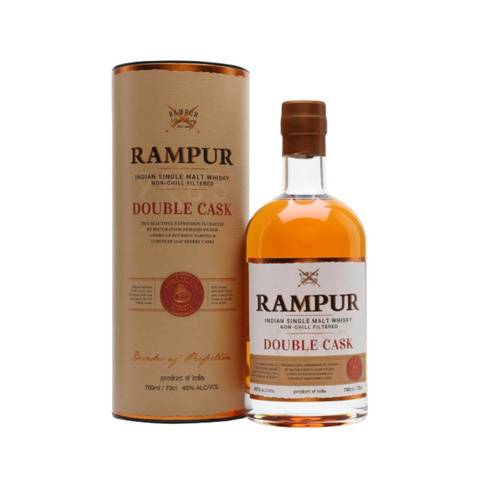 Rampur Double Cask Indian Single Malt Whisky 45% 70cl