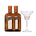 Cointreau Liqueur 50cl (2 Bottles) + FREE Margarita Glass