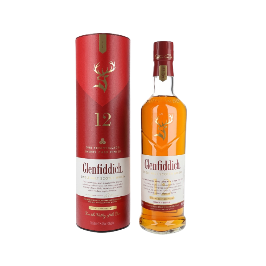 Glenfiddich 12 Year Old Sherry Cask Finish Single Malt Whiskey