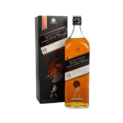 Johnnie Walker Black Label 12 Year Old Highlands Origin