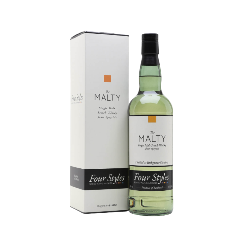 Four Styles - The Malty - Inchgower 5 Year Old 2013 70cl - Limited Release